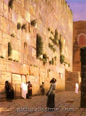 Jean Léon Gérme Mur des lamentations Jerusalem