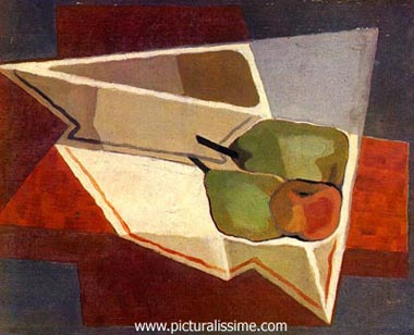 Juan Gris Fruits dans un bol