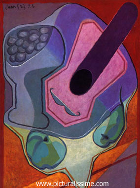 Juan Gris Violon et Fruits