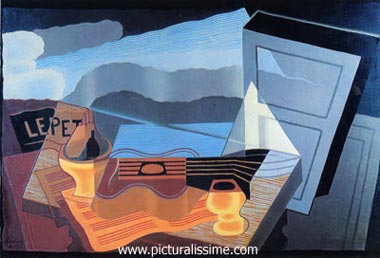 Juan Gris Vue à travers la baie