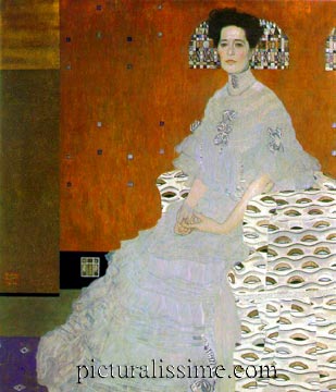 Gustav Klimt portrait de fritza reidler