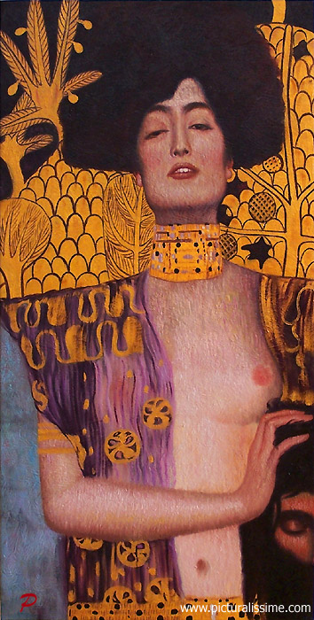 Copie Reproduction de Klimt Judith et Holopherne