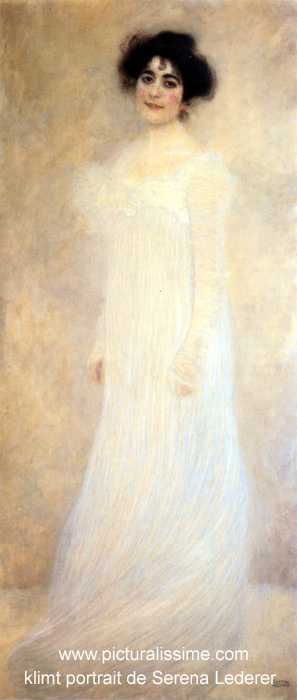 Copie Reproduction de Klimt Portrait de Serena Lederer