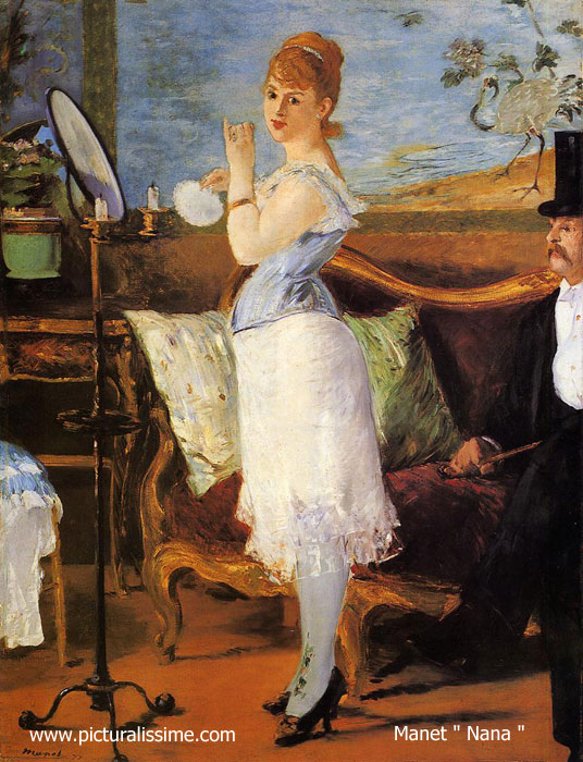 Copie Reproduction de Manet Nana