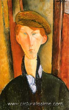 Modigliani Jeune homme à la Casquette