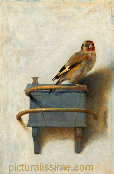 Copie Repropuction Carel Fabritius le Chardonneret