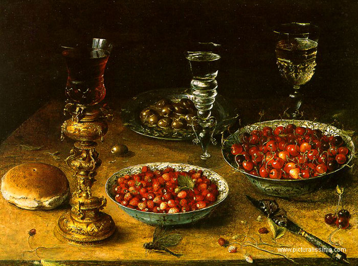 Copie Repropuction Beert Cerises et fraises