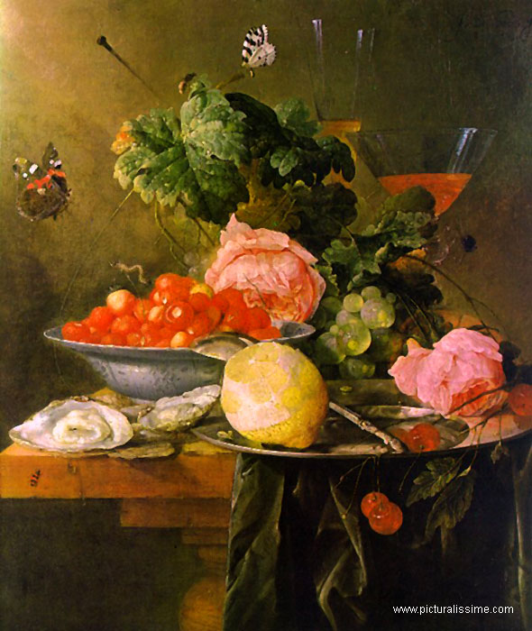 Copie Repropuction Davidsz de Heem Fruits