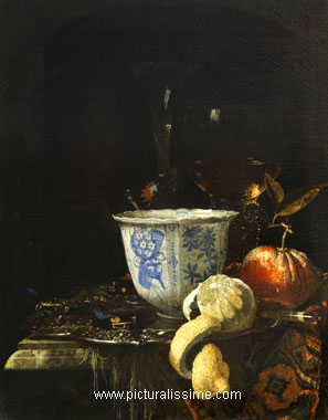 nature morte Willem Kalf Porcelaine chinoise