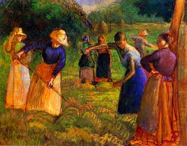 Camille Pissarro Faneuses &agrave; &eacute;ragny