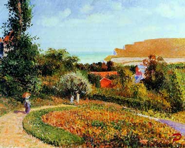 Camille Pissarro Jardin de l'htel Berneval