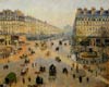 Pissarro Av de l'Opéra effet de soleil