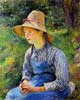 Pissarro Jeune Paysanne au Chapeau