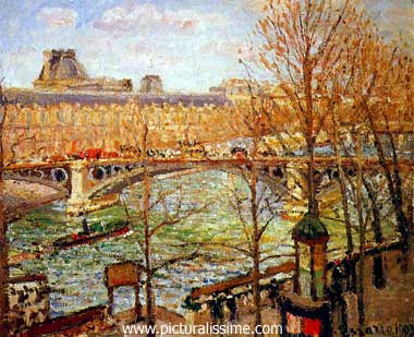 Camille Pissarro Pont du Carrousel après midi