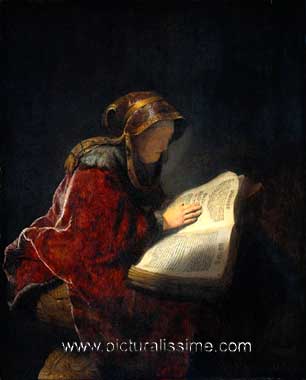 Rembrant La Prophétesse Anna