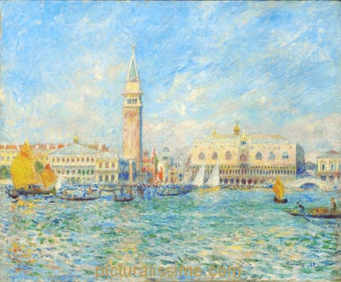 Auguste Renoir le Palais des Doges à Venise