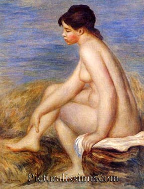 Auguste Renoir baigneuse assise