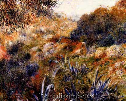 Auguste Renoir paysage algérien la ravine