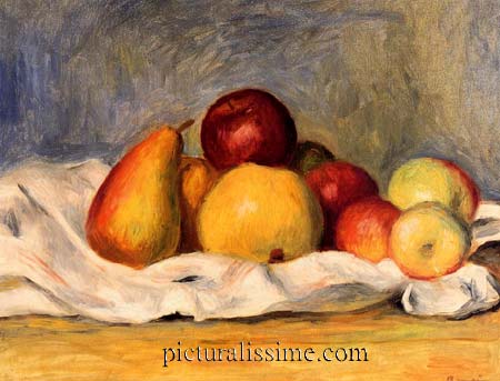 Auguste Renoir poires et pommes