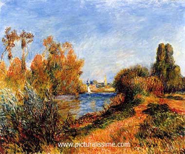 Auguste Renoir la seine à argenteuil