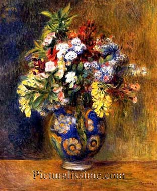 Auguste Renoir vase de fleurs