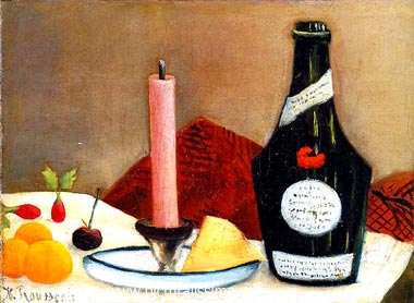 henri rousseau la Bougie Rose