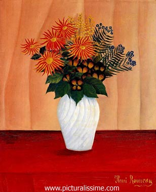 henri rousseau bouquet de fleurs 3