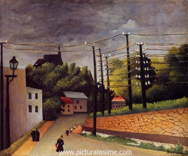 henri rousseau vue de Malakoff