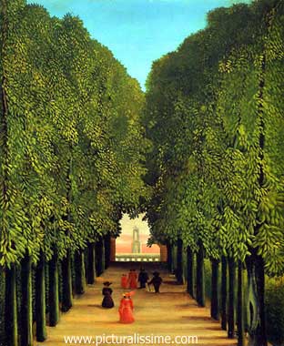 henri rousseau Avenue dans le Parc de Saint Cloud