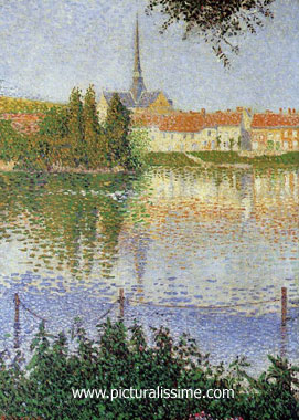 Paul Signac les Andelys l'ile à Lucas