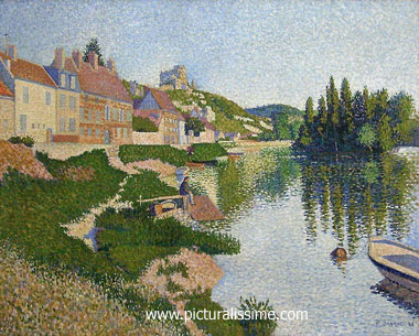 Paul Signac la Berge aux Andelys