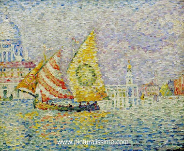 Paul Signac le Bragozzo Venise