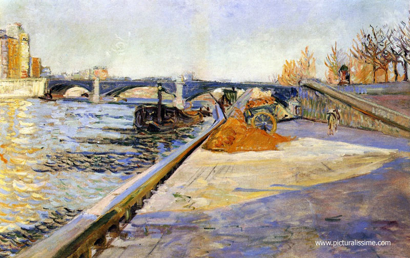 Copie Reproduction Signac Quai de la Tournelle à Paris