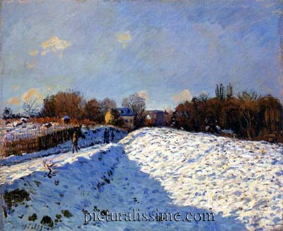 Alfred Sisley neige à argenteuil