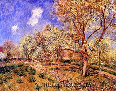 Alfred Sisley Printemps à Veneux