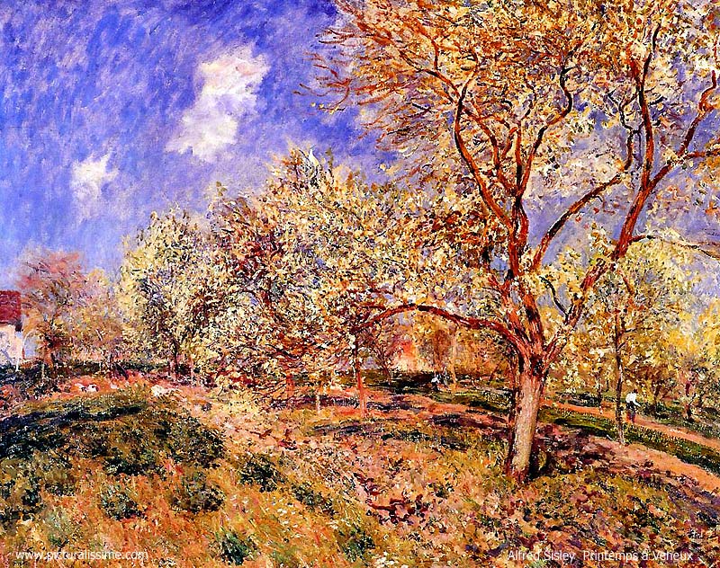 Copie Reproduction de Sisley Printemps à Veneux