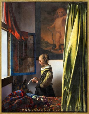 Vermeer Jeune fille lisant une lettre